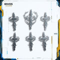 Warhammer Wood Elf Realms Wild Riders Staff Tops A - Bits (Bitz)