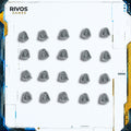 Warhammer Wood Elf Realms Glade Guard Heads B x 20 - Bits (Bitz)
