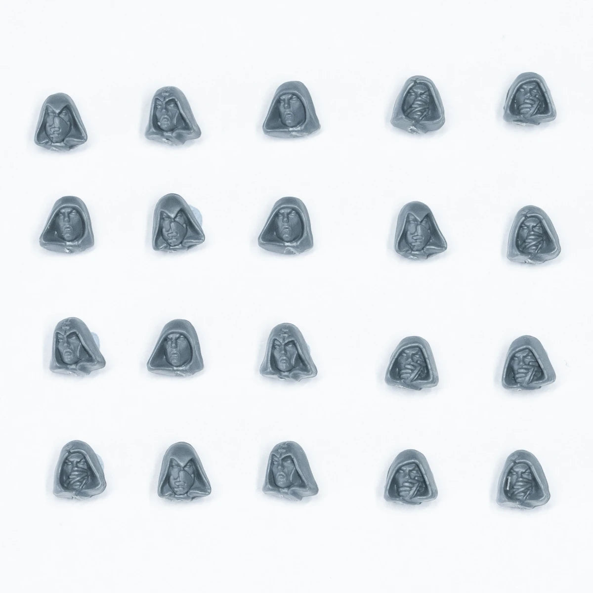 Warhammer Wood Elf Realms Glade Guard Heads B x 20 Bits Bitz