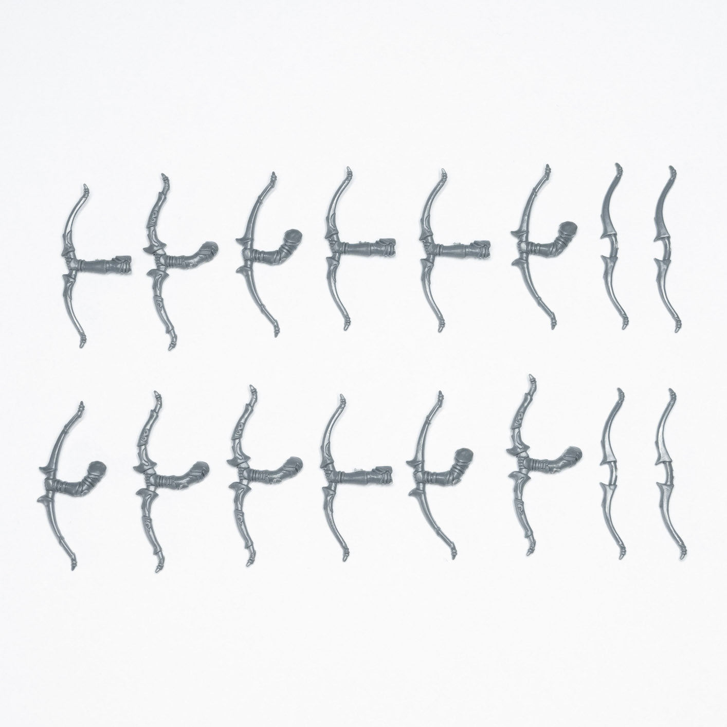 Wood Elf Realms Glade Guard Longbows x 16 - Warhammer - Kitbash Bit