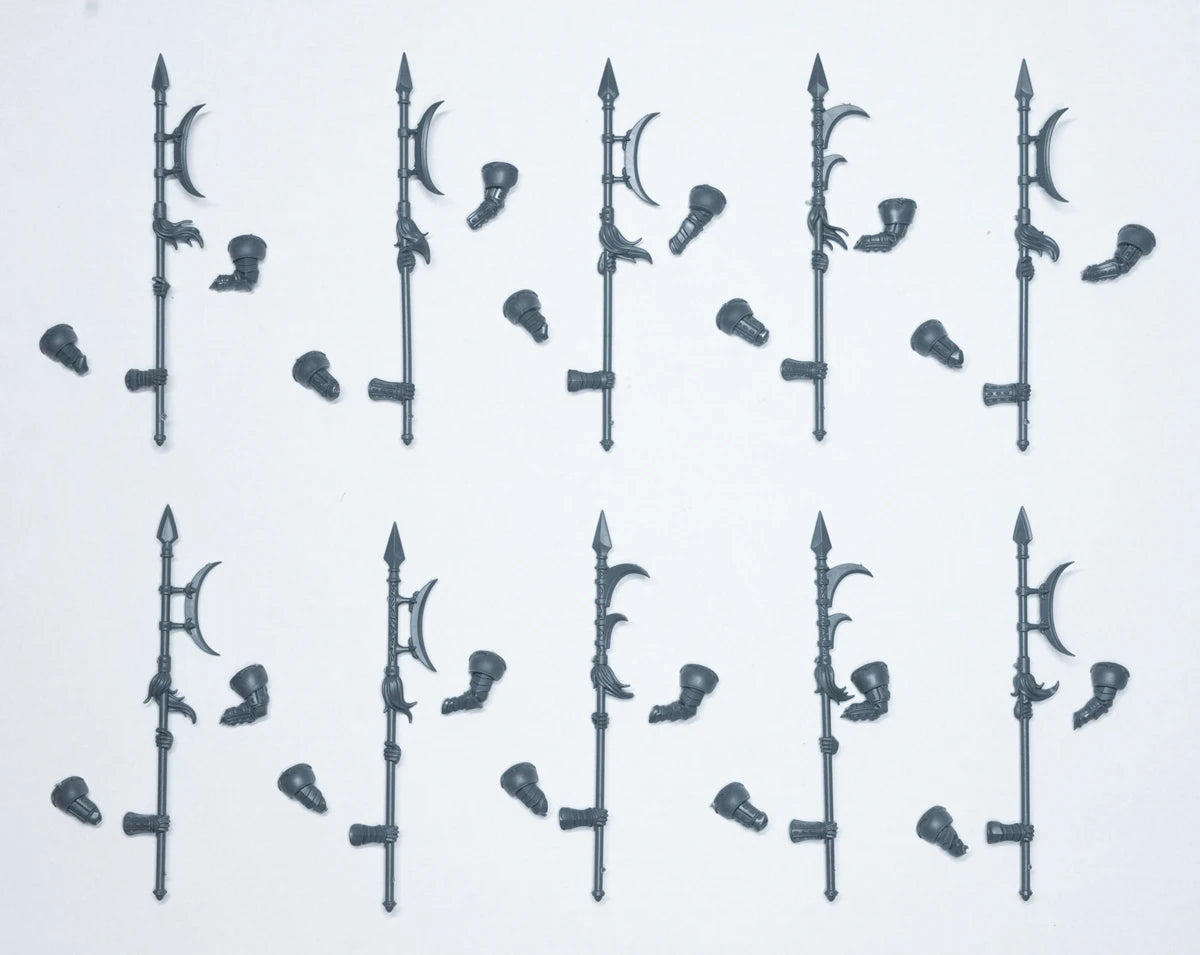 Warhammer Grand Cathay Jade Warriors Halberd x 10 Bits Bitz