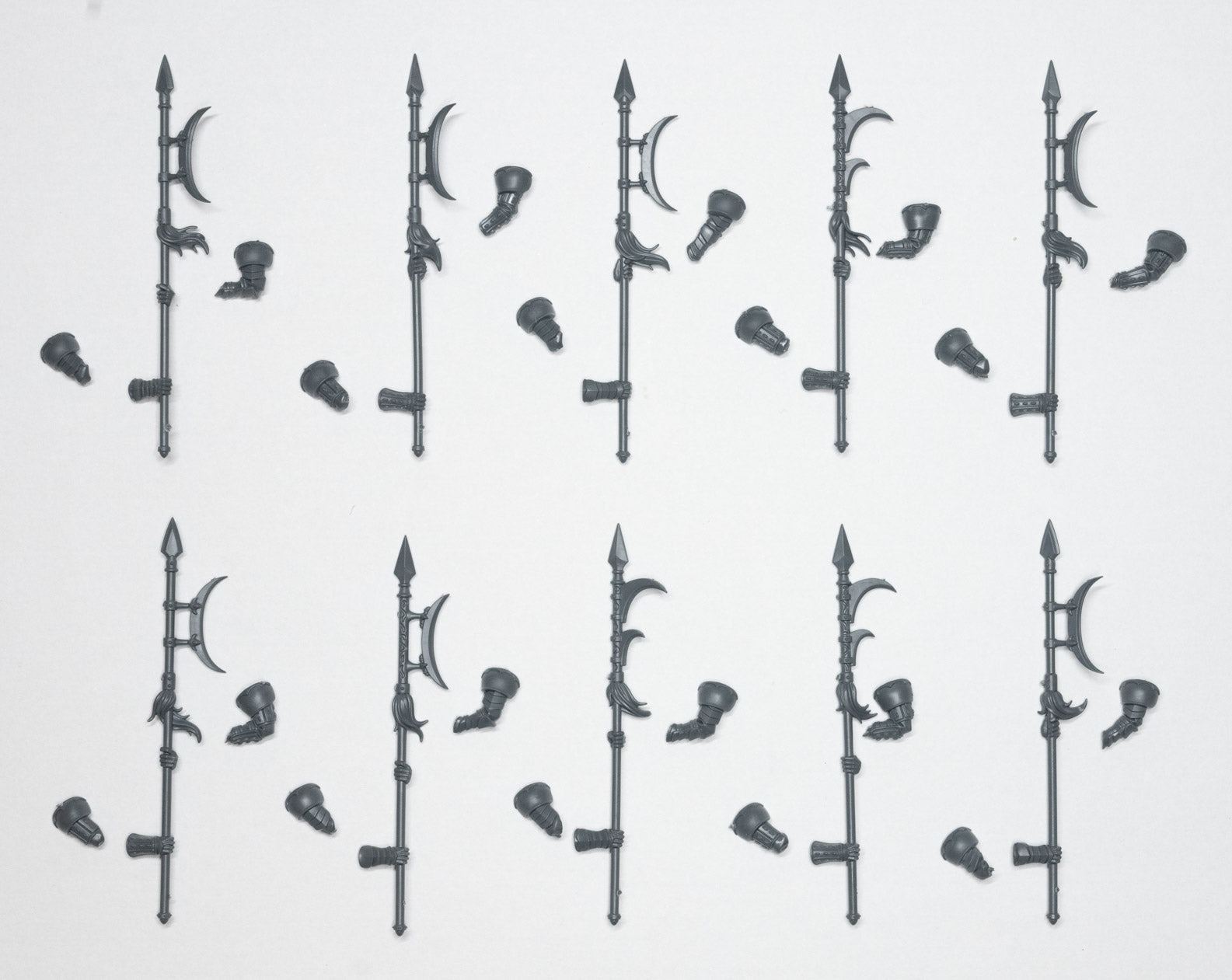 Grand Cathay Jade Warriors Halberd x 10 - Warhammer - Conversion Part