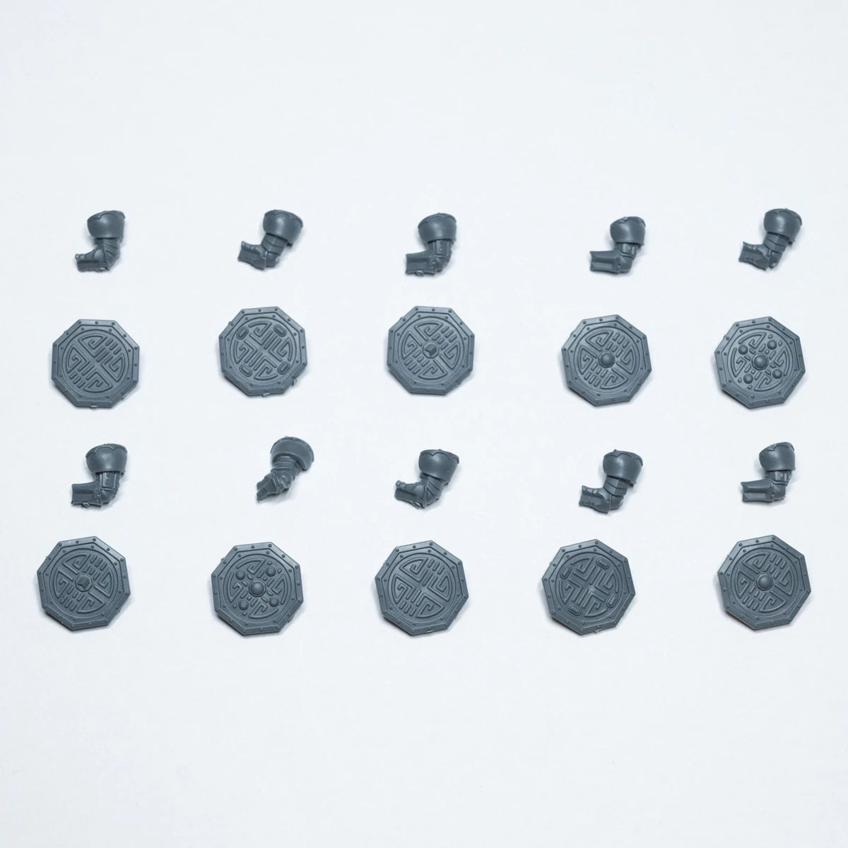 Warhammer Grand Cathay Jade Warriors Shields x 10 Bits Bitz