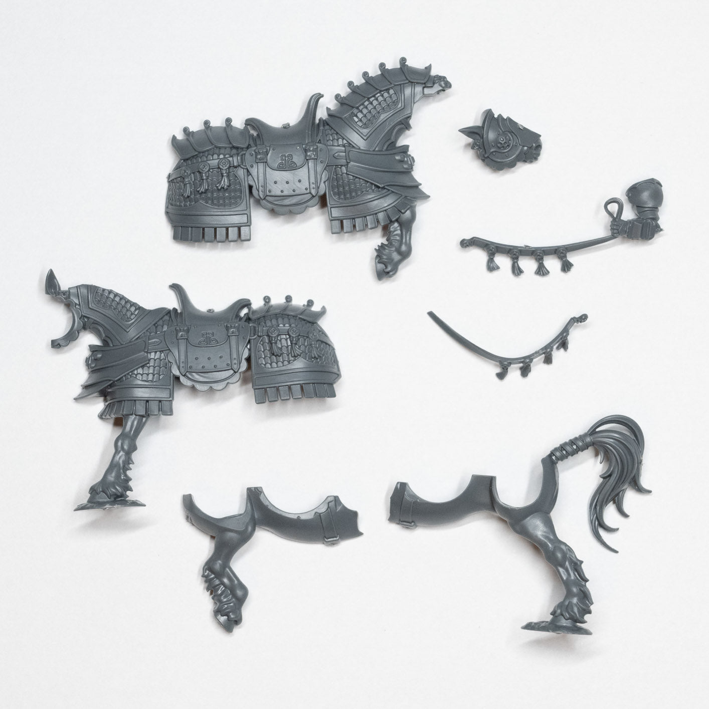 Grand Cathay Jade Lancers Horse D - Warhammer - Authentic Sprue