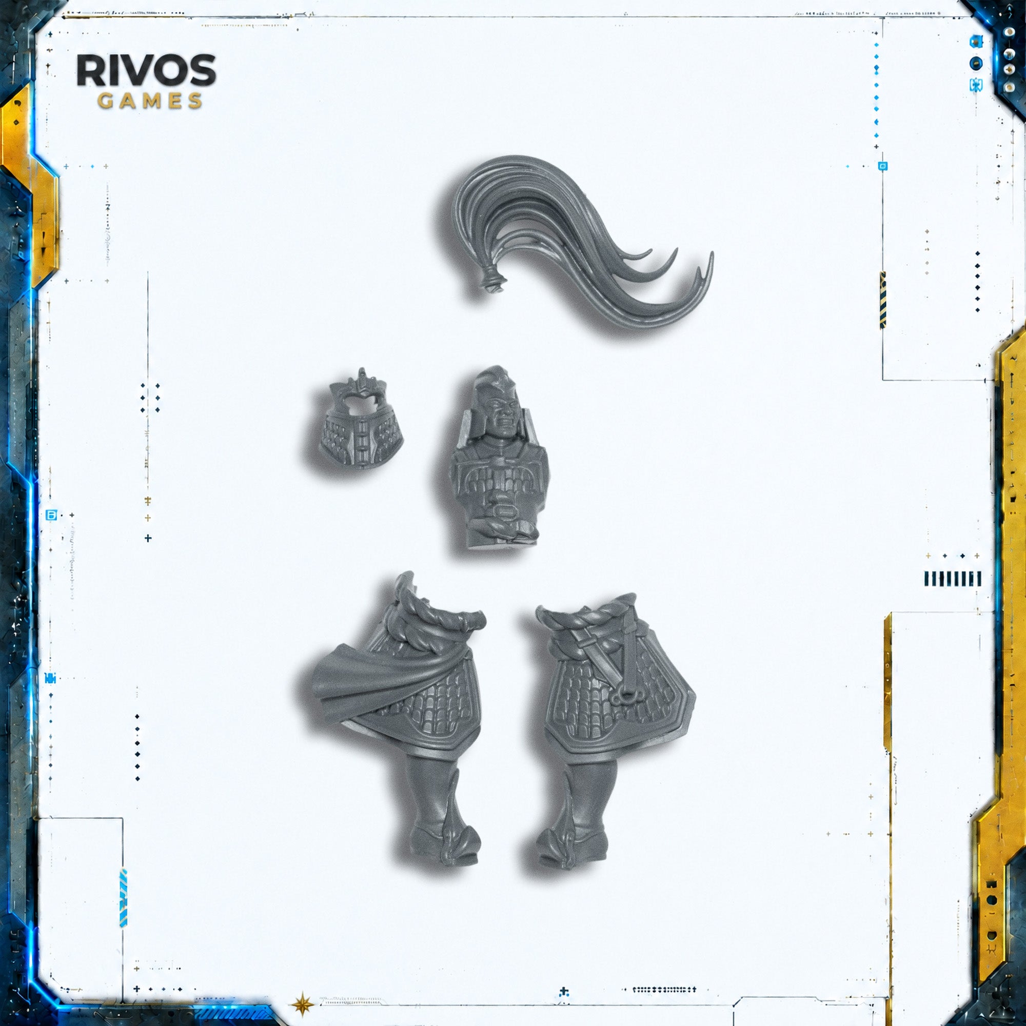 Warhammer Grand Cathay Jade Lancers Rider C - Bits (Bitz)