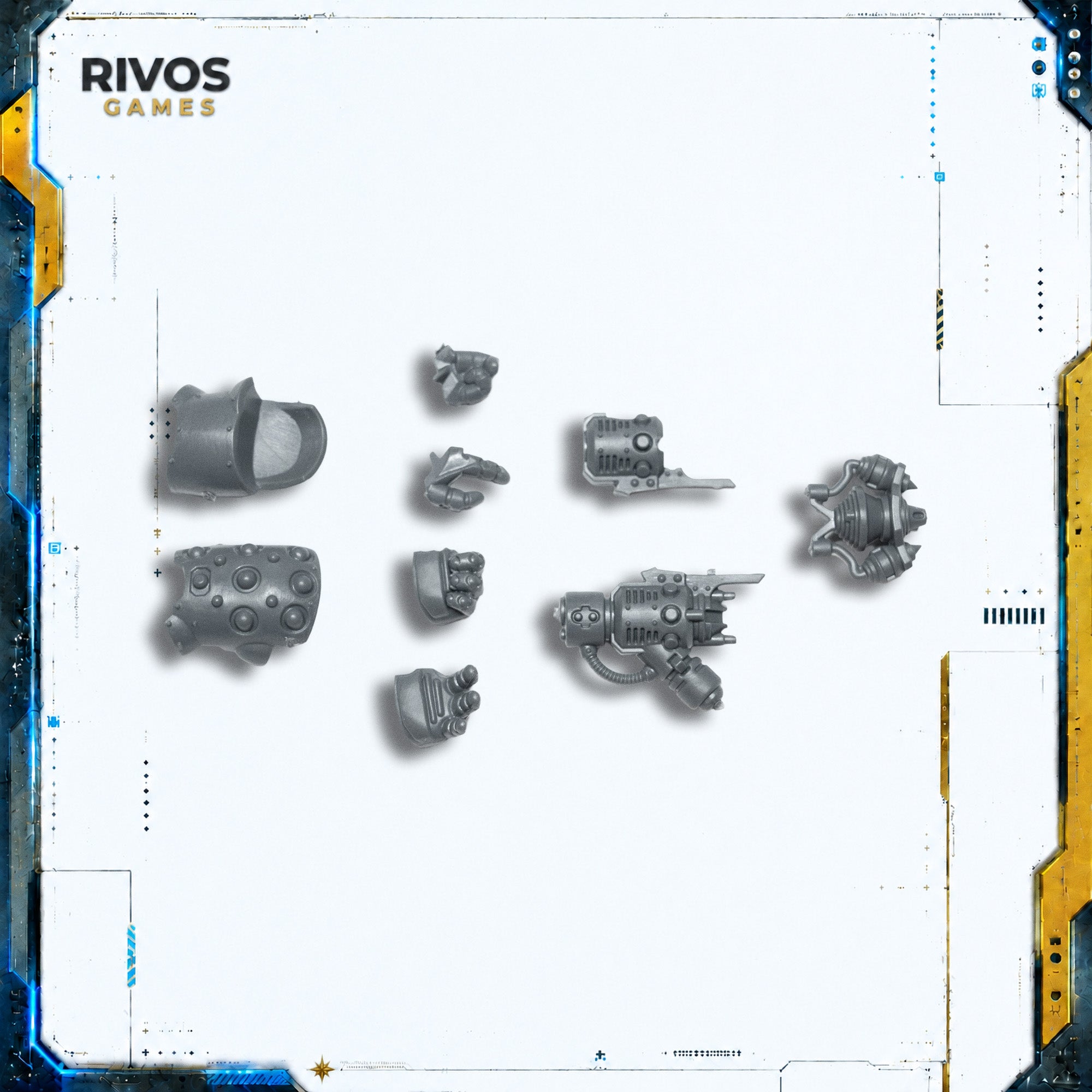 Horus Heresy Space Marines Saturnine Terminator Squad Disruption Fist - Bits (Bitz)