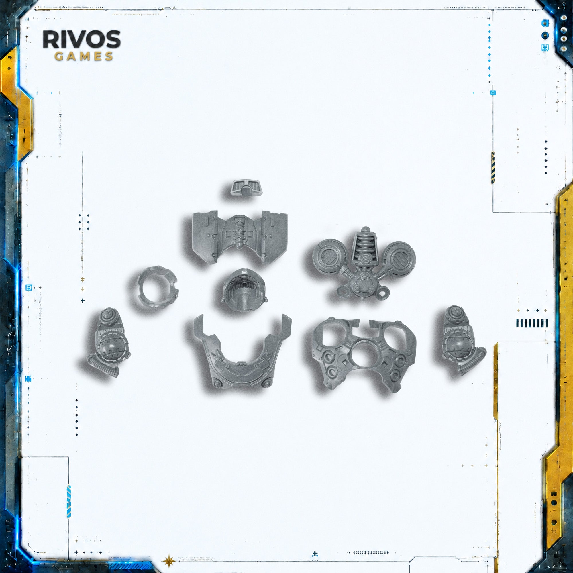 Horus Heresy Space Marines Saturnine Praetor Torso - Bits (Bitz)