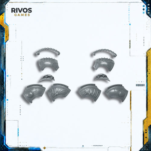 Horus Heresy Space Marines Saturnine Praetor Shoulder Pads Bits Bitz