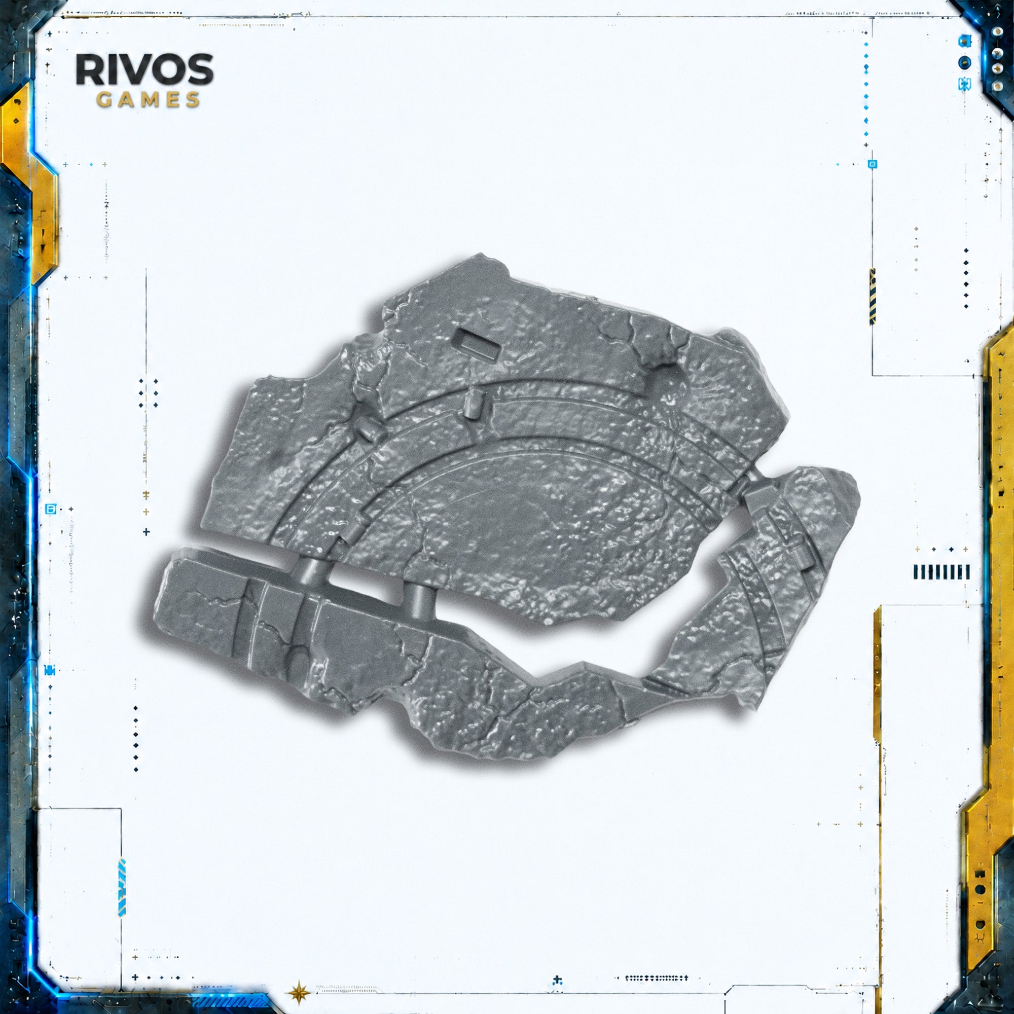 Horus Heresy Space Marines Saturnine Praetor Base Rocks - Bits (Bitz)