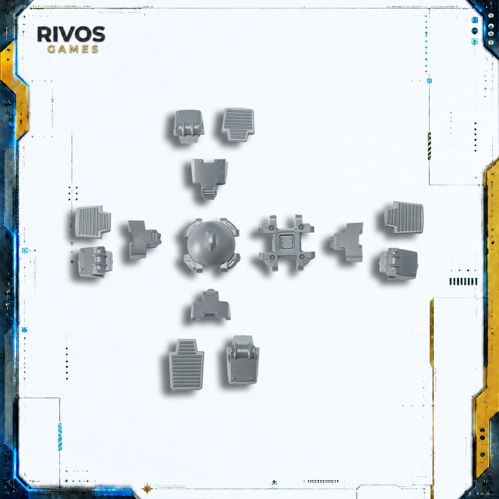 Horus Heresy Space Marines Saturnine Dreadnought Foot - Bits (Bitz)
