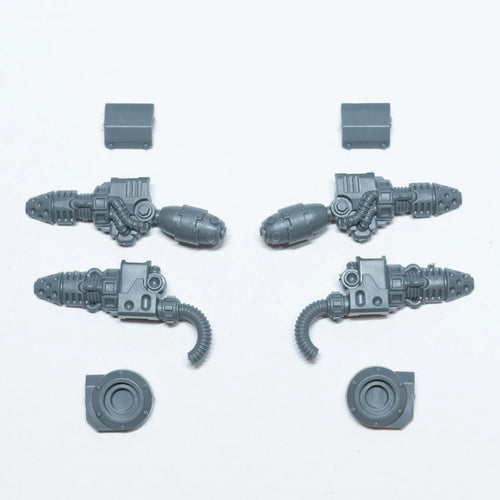 Horus Heresy Space Marines Saturnine Dreadnought Photonic Incinerator x 2 Bits