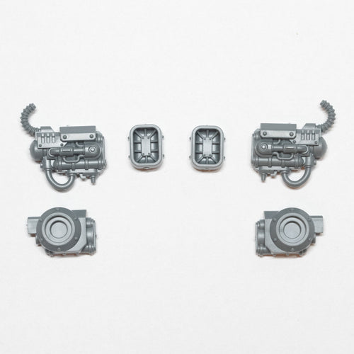 Horus Heresy Space Marines Saturnine Dreadnought Concussive Resonator x 2 - Warhammer - Kitbash Bit