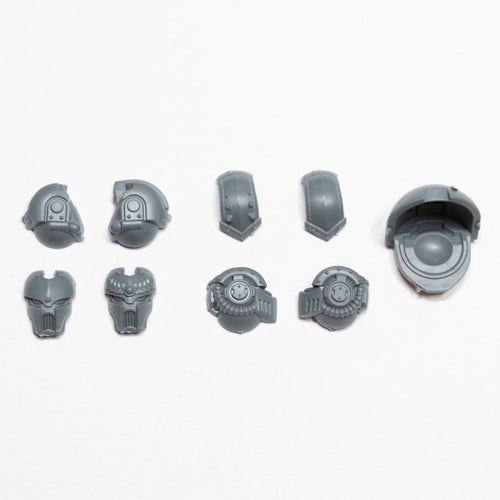 Horus Heresy Space Marines Saturnine Dreadnought Heads x 2 - Warhammer - Conversion Part