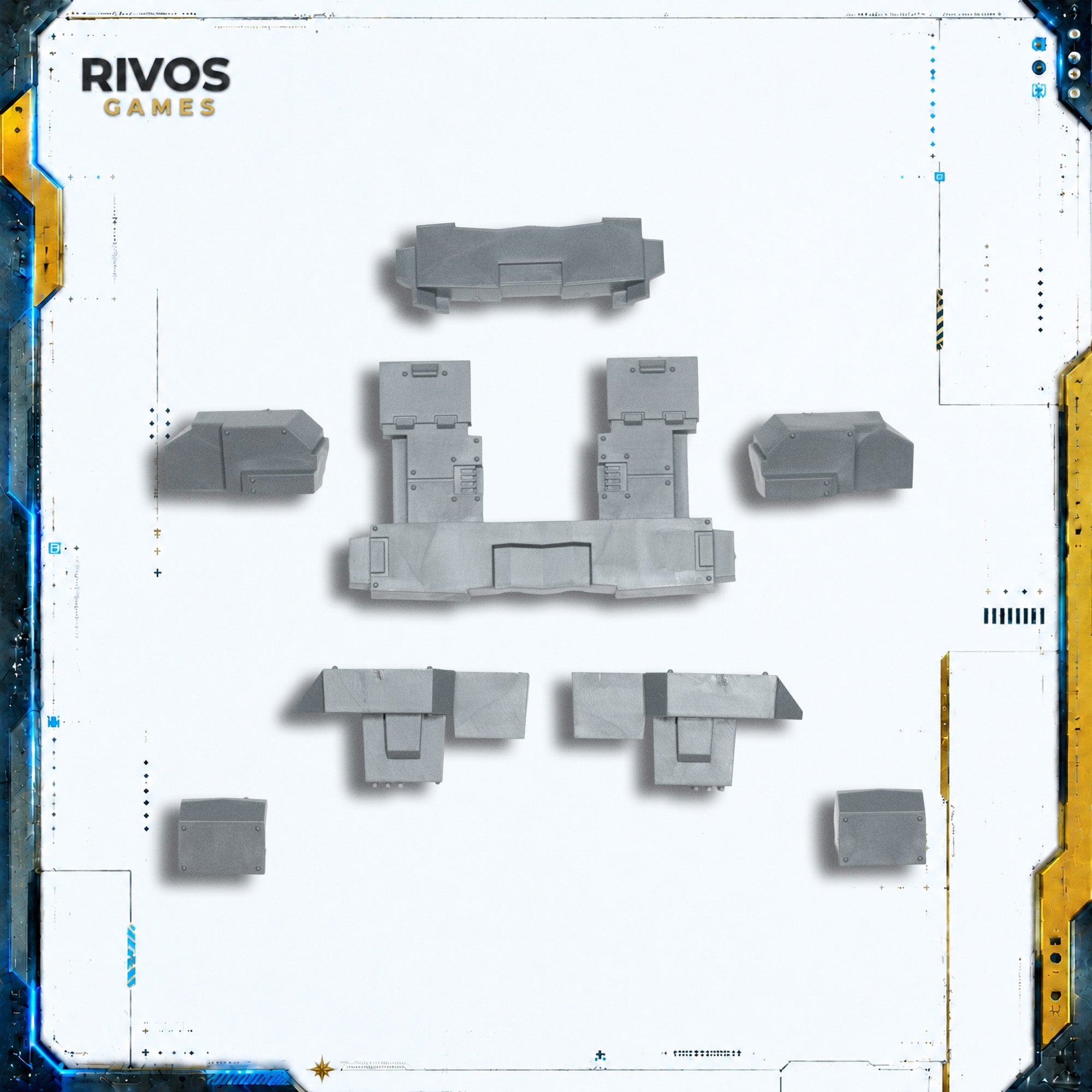Horus Heresy Space Marines Araknae Quad Accelerator Platform Hull B - Bits (Bitz)
