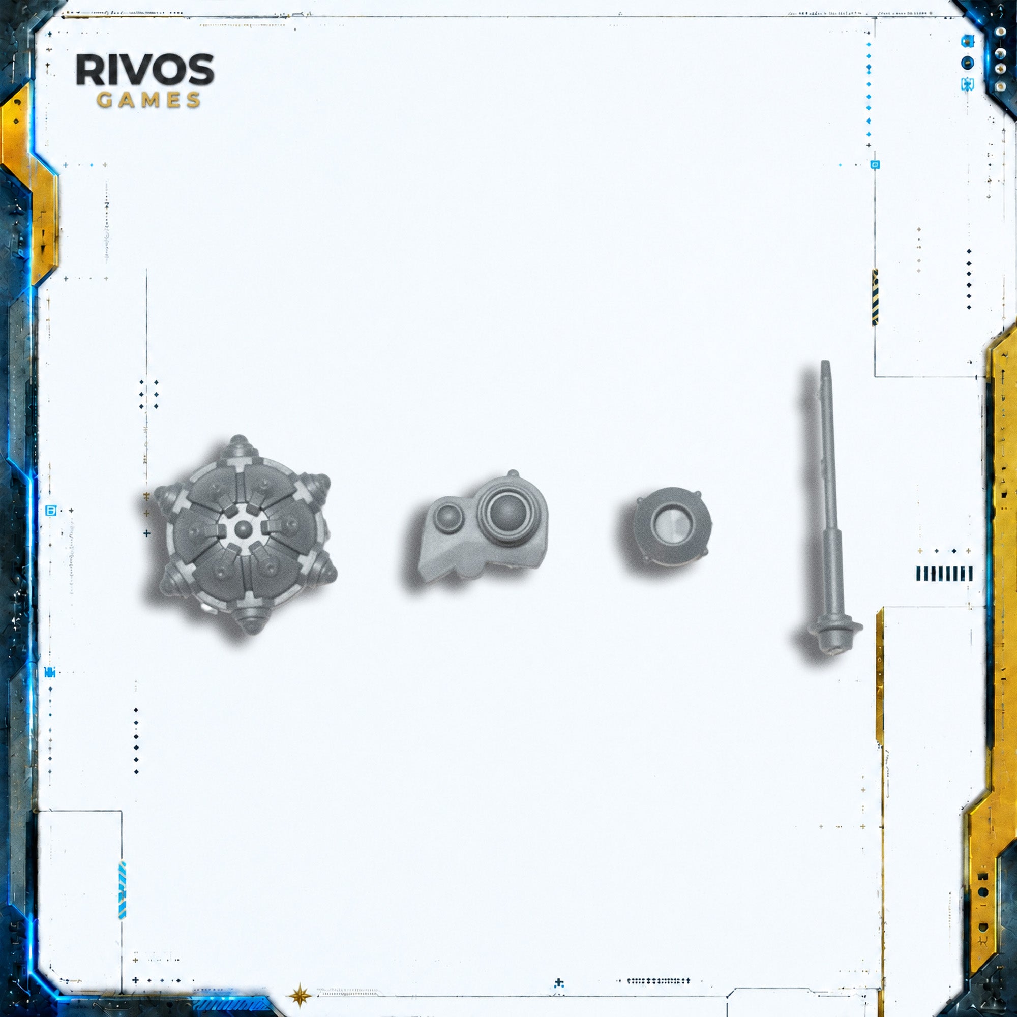 Horus Heresy Space Marines Araknae Quad Accelerator Platform Accessories - Bits (Bitz)