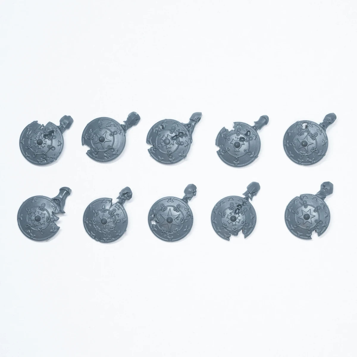 Warhammer Soulblight Gravelords Deathrattle Skeletons Shields x 10 Bits Bitz