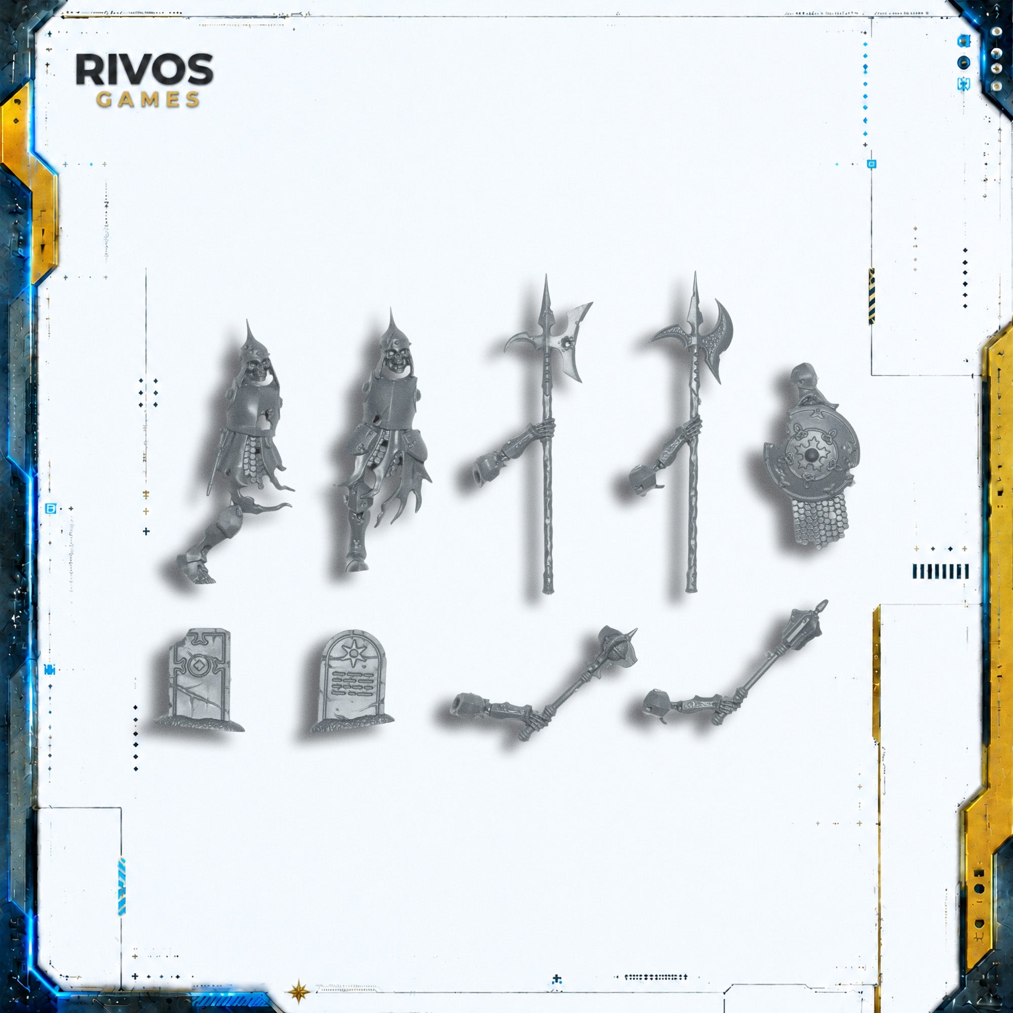 Warhammer Soulblight Gravelords Deathrattle Skeletons Accessories - Bits (Bitz)