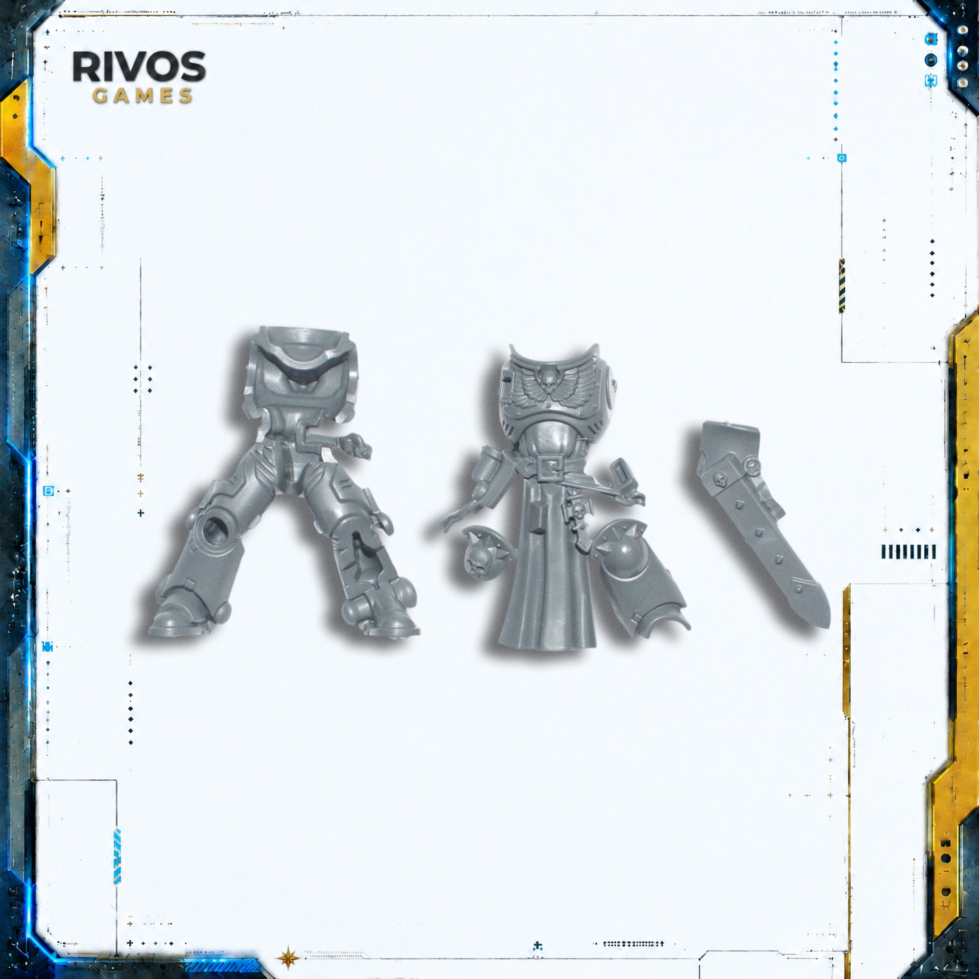 Warhammer 40K Space Marines Bladeguard Veterans Legs and Torso C - Bits (Bitz)
