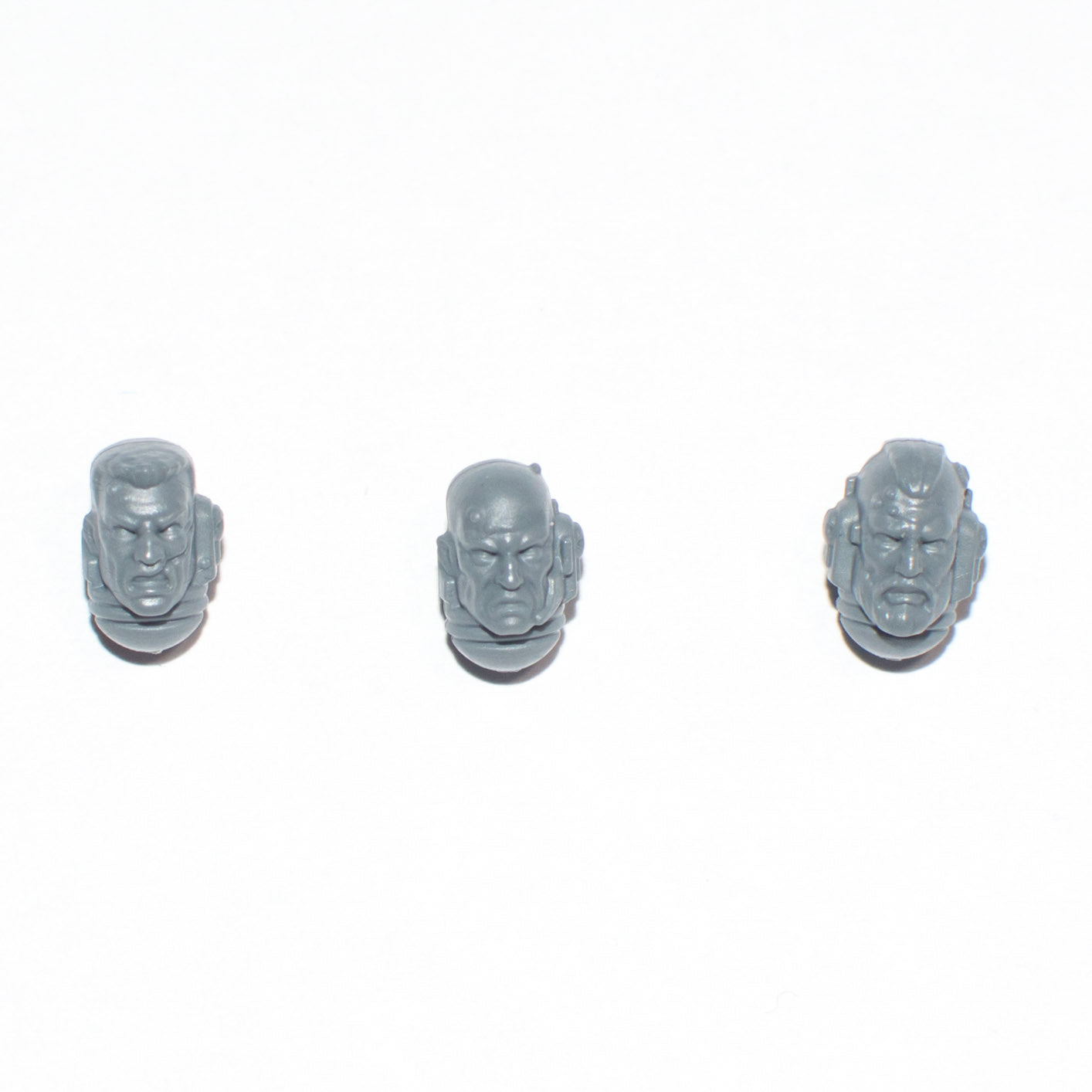 Space Marines Bladeguard Veterans Heads x 3 - Space Marines - Conversion Part