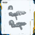 Warhammer 40K Space Marines Bladeguard Veterans Heavy Bolt Pistol x 2 - Bits (Bitz)
