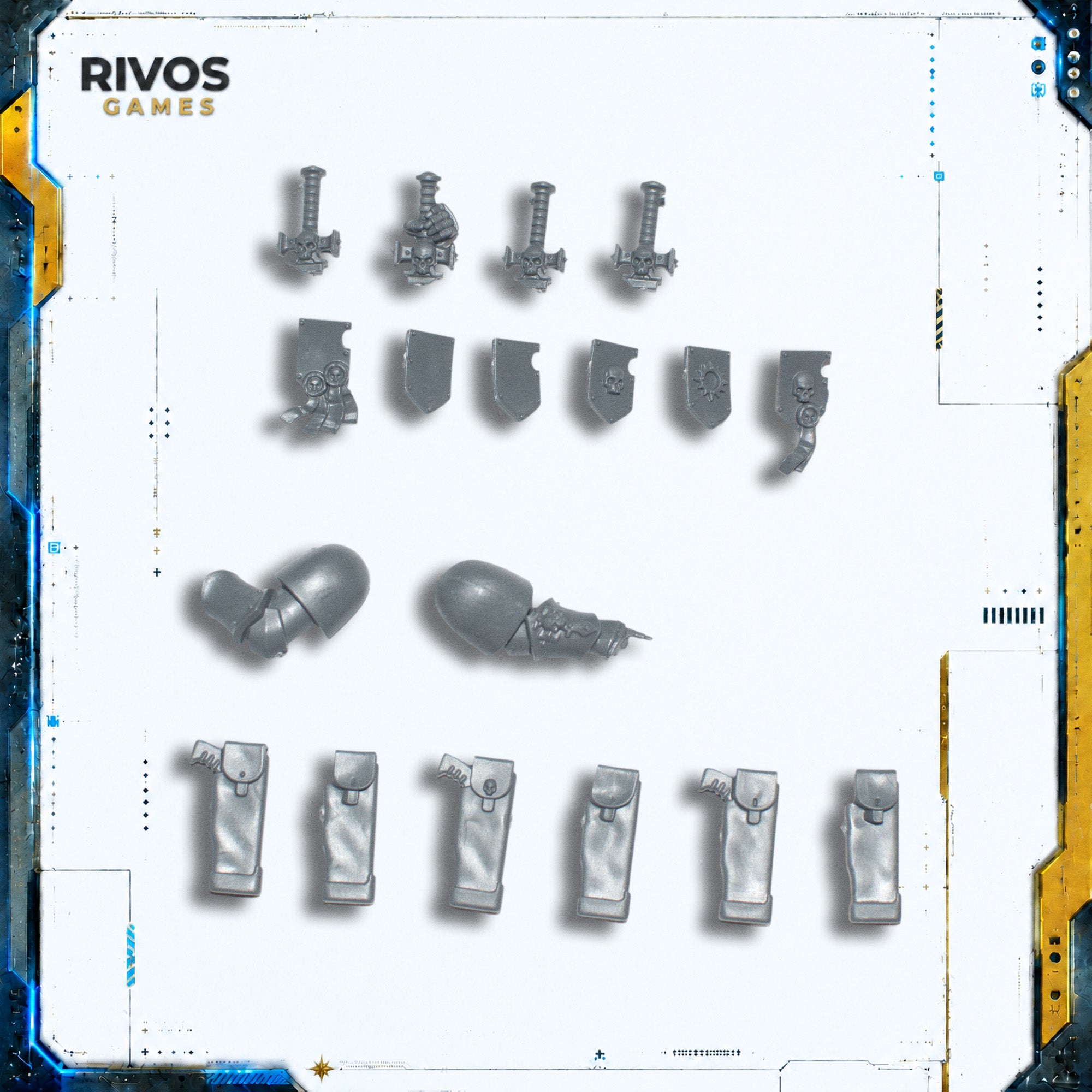 Warhammer 40K Space Marines Bladeguard Veterans Accessories - Bits (Bitz)