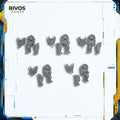 Warhammer 40K Leagues of Votann Hearthkyn Warriors Legs and Torso x 5 A - Bits (Bitz)