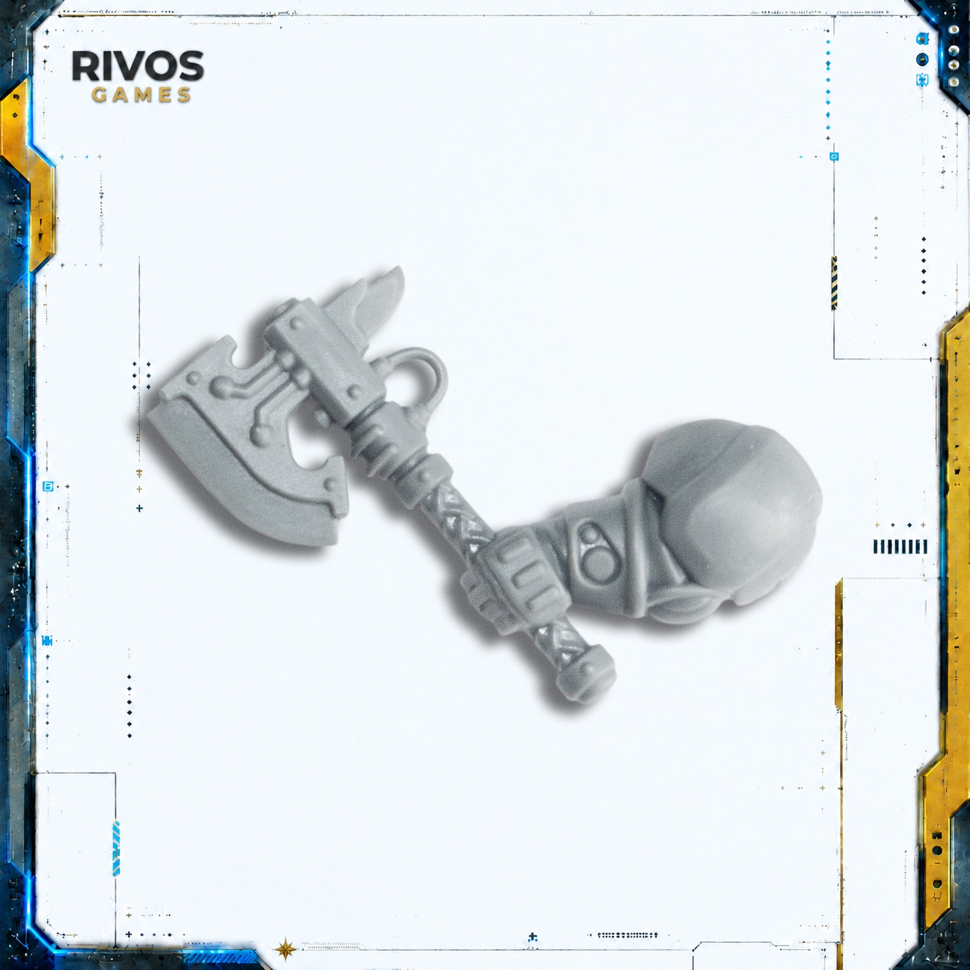 Warhammer 40K Leagues of Votann Hearthkyn Warriors Plasma Axe - Bits (Bitz)
