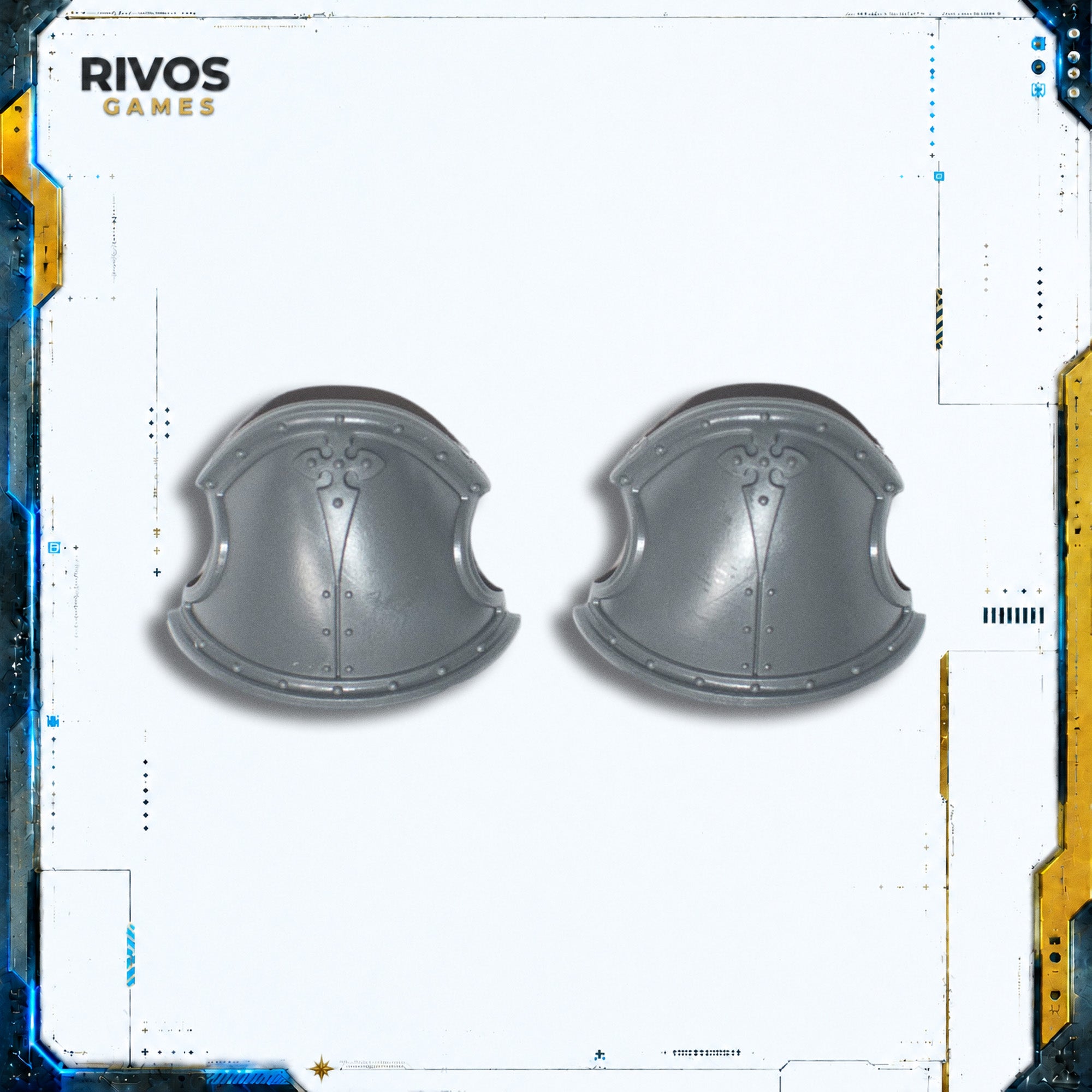 Warhammer 40K Imperial Knights Knight Armigers Helverins Shoulder Pads - Bits (Bitz)