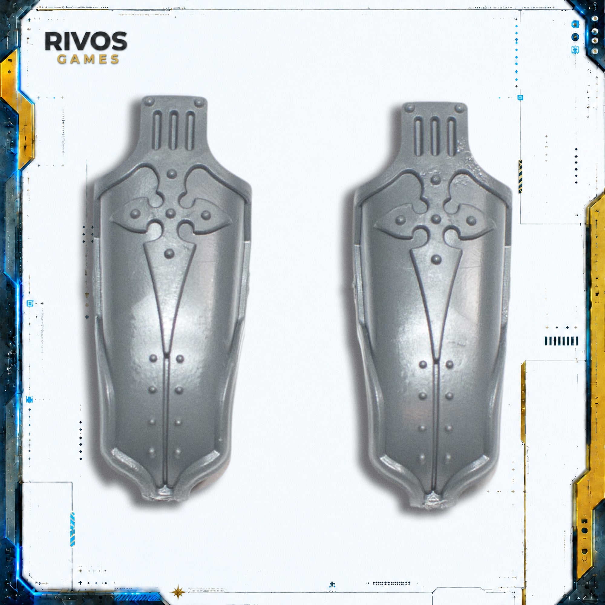 Warhammer 40K Imperial Knights Knight Armigers Helverins Upper Leg Armour - Bits (Bitz)