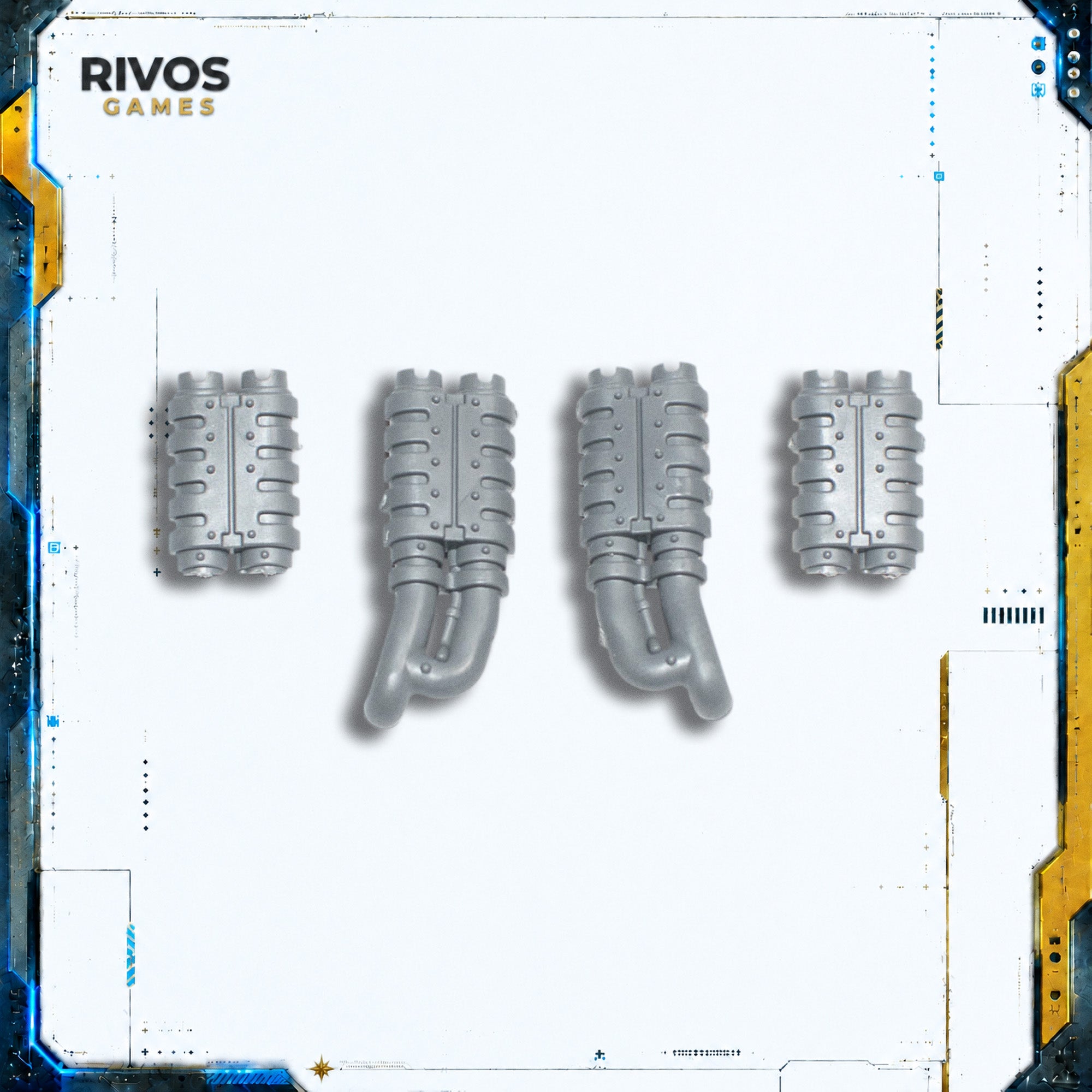 Warhammer 40K Imperial Knights Knight Armigers Exhausts - Bits (Bitz)