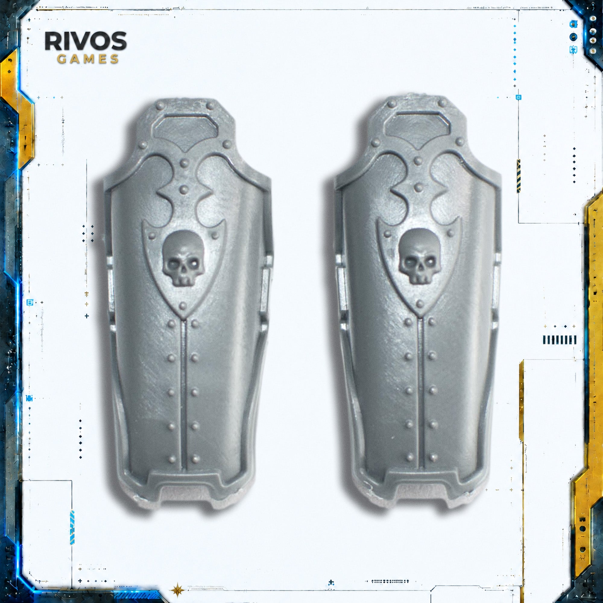 Warhammer 40K Imperial Knights Knight Armigers Upper Leg Armour - Bits (Bitz)