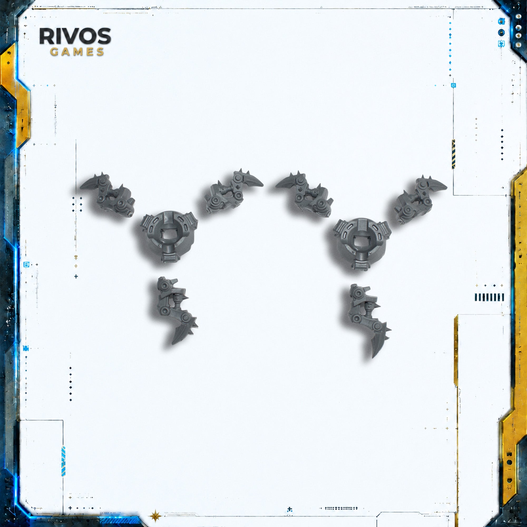 Warhammer 40K Chaos Knights War Dogs Feet - Bits (Bitz)