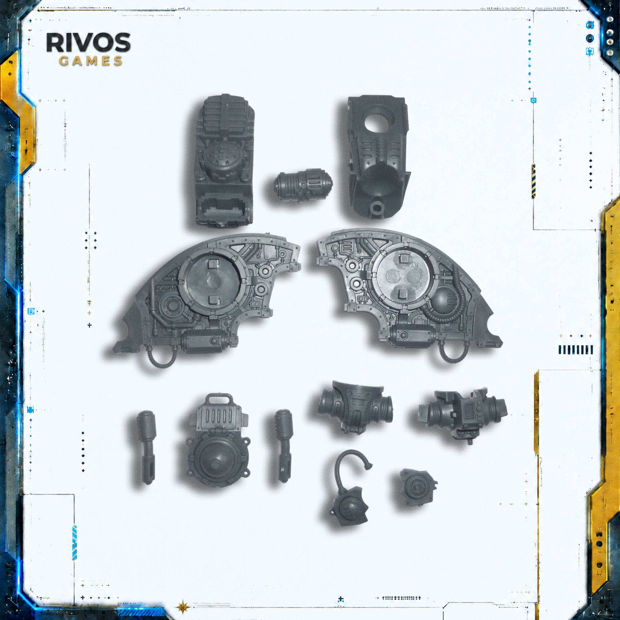 Warhammer 40K Chaos Knights War Dogs Torso - Bits (Bitz)