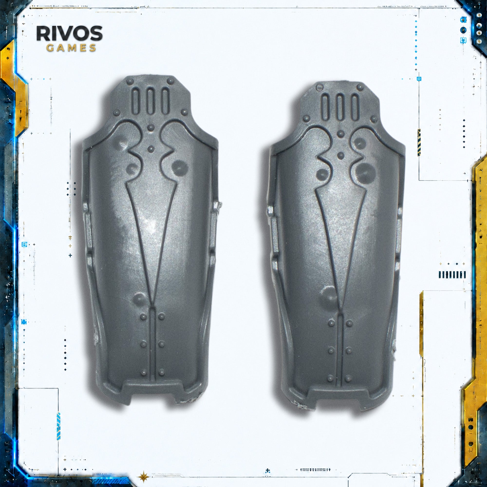 Warhammer 40K Chaos Knights War Dogs Upper Leg Armour - Bits (Bitz)