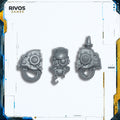 Warhammer 40K Chaos Knights War Dogs Head C - Bits (Bitz)
