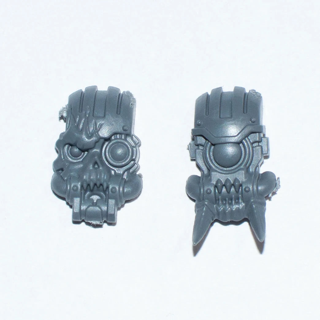 Warhammer 40K Chaos Knights War Dogs Face Plate x 2 Bits Bitz