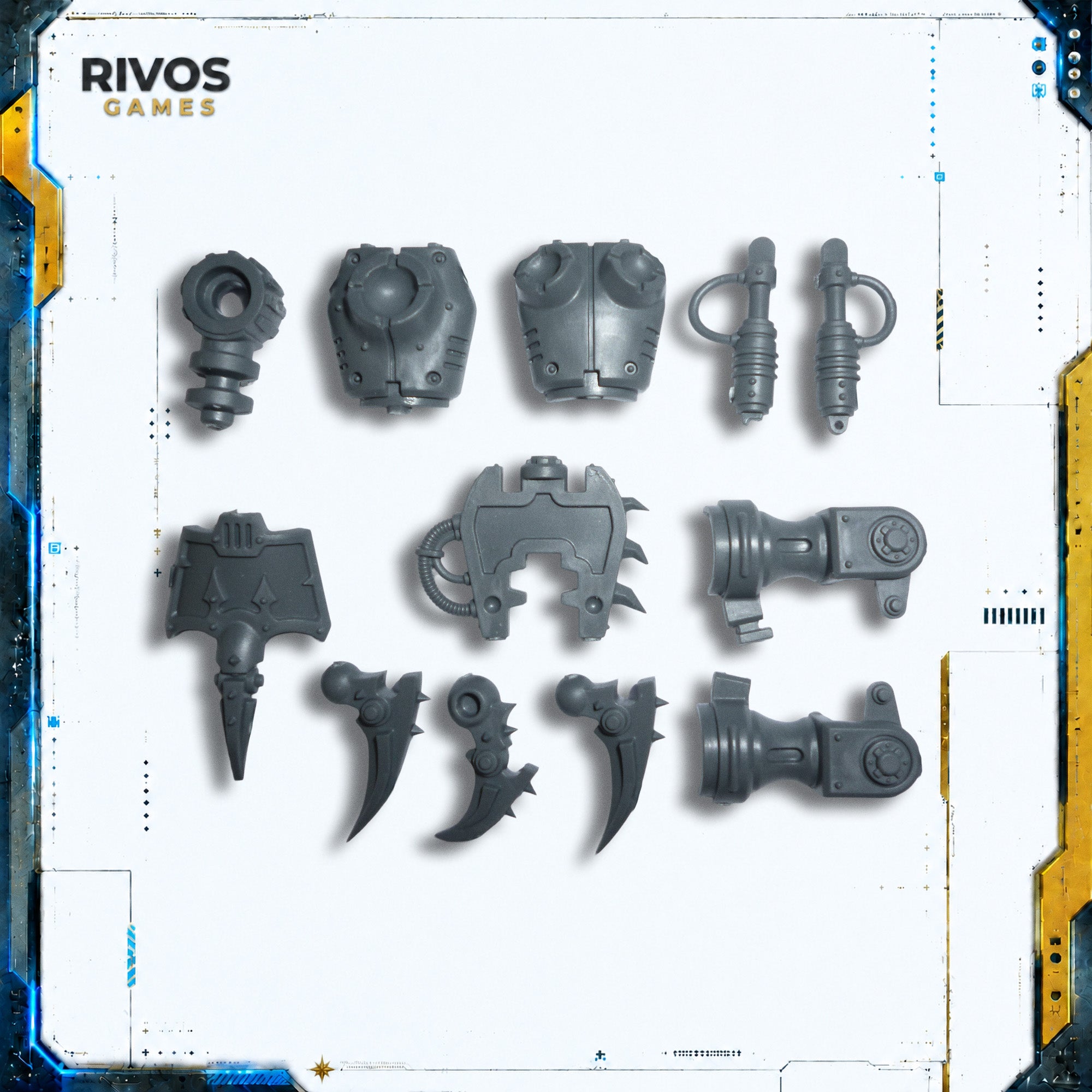Warhammer 40K Chaos Knights War Dogs Slaughterclaw - Bits (Bitz)