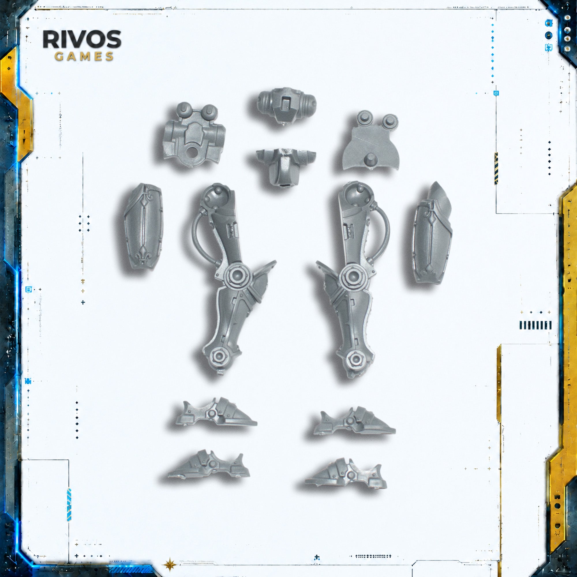 Warhammer 40K Adepta Sororitas Paragon Warsuits Legs A - Bits (Bitz)