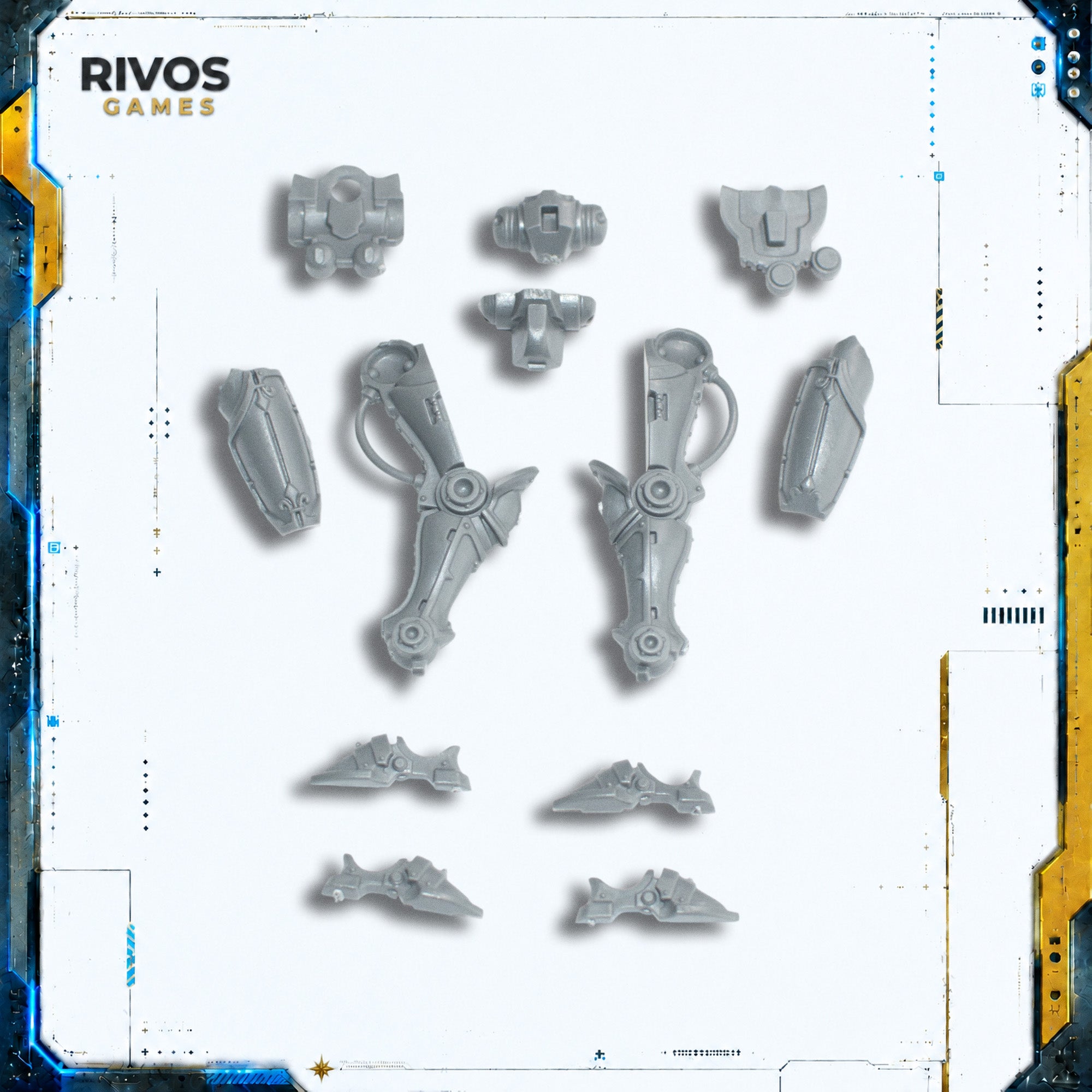 Warhammer 40K Adepta Sororitas Paragon Warsuits Legs C - Bits (Bitz)