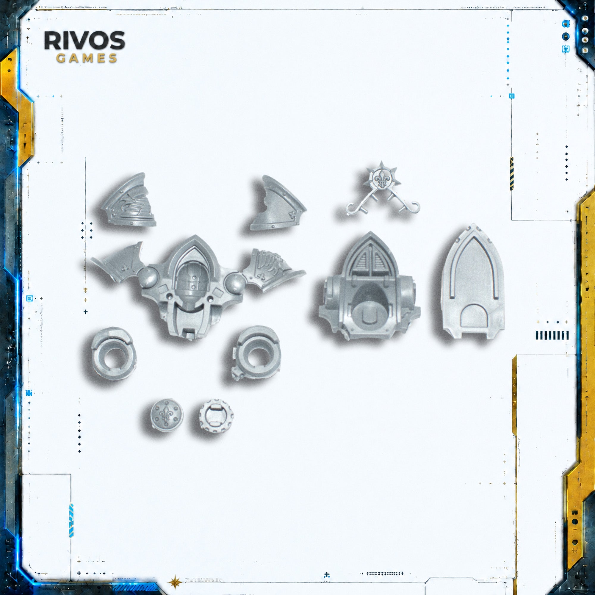 Warhammer 40K Adepta Sororitas Paragon Warsuits Torso A - Bits (Bitz)