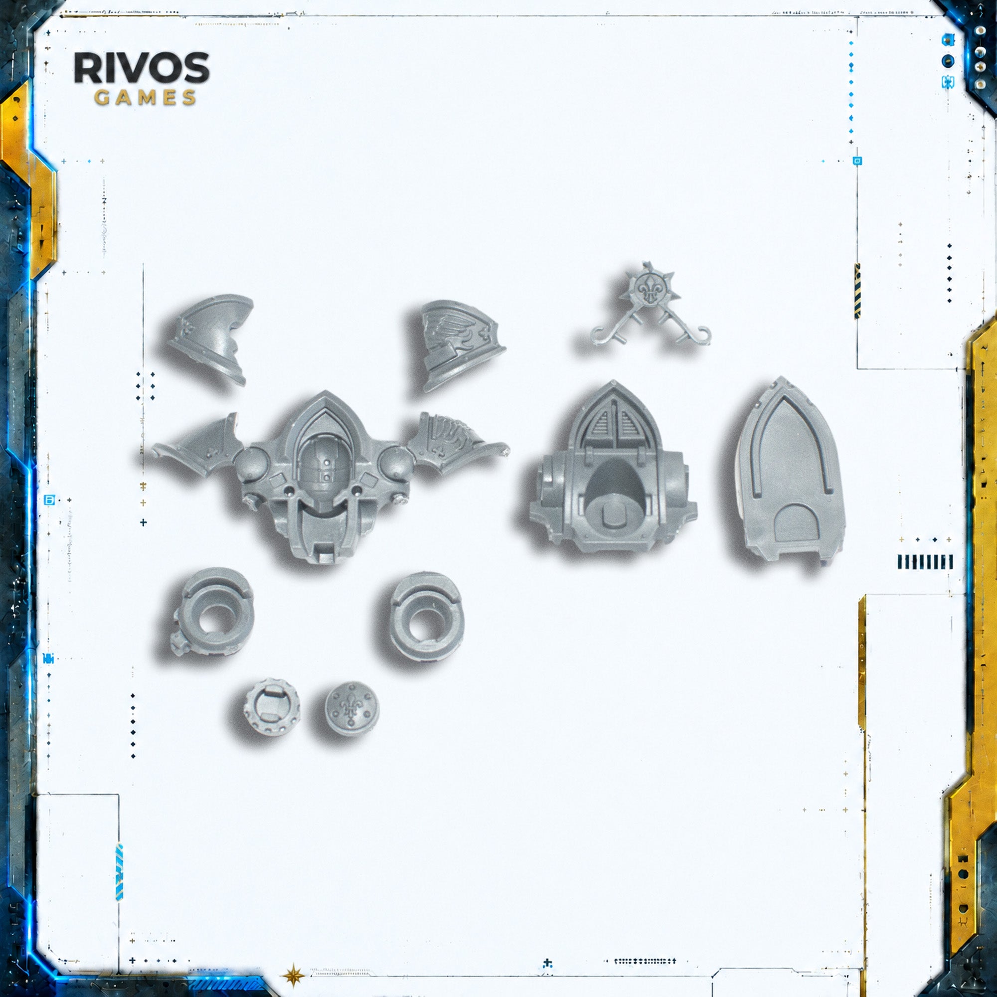 Warhammer 40K Adepta Sororitas Paragon Warsuits Torso B - Bits (Bitz)