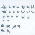 Daemons of Tzeentch Tzaangors Heads [Age of Sigmar Bits] - Age of Sigmar - Conversion Part