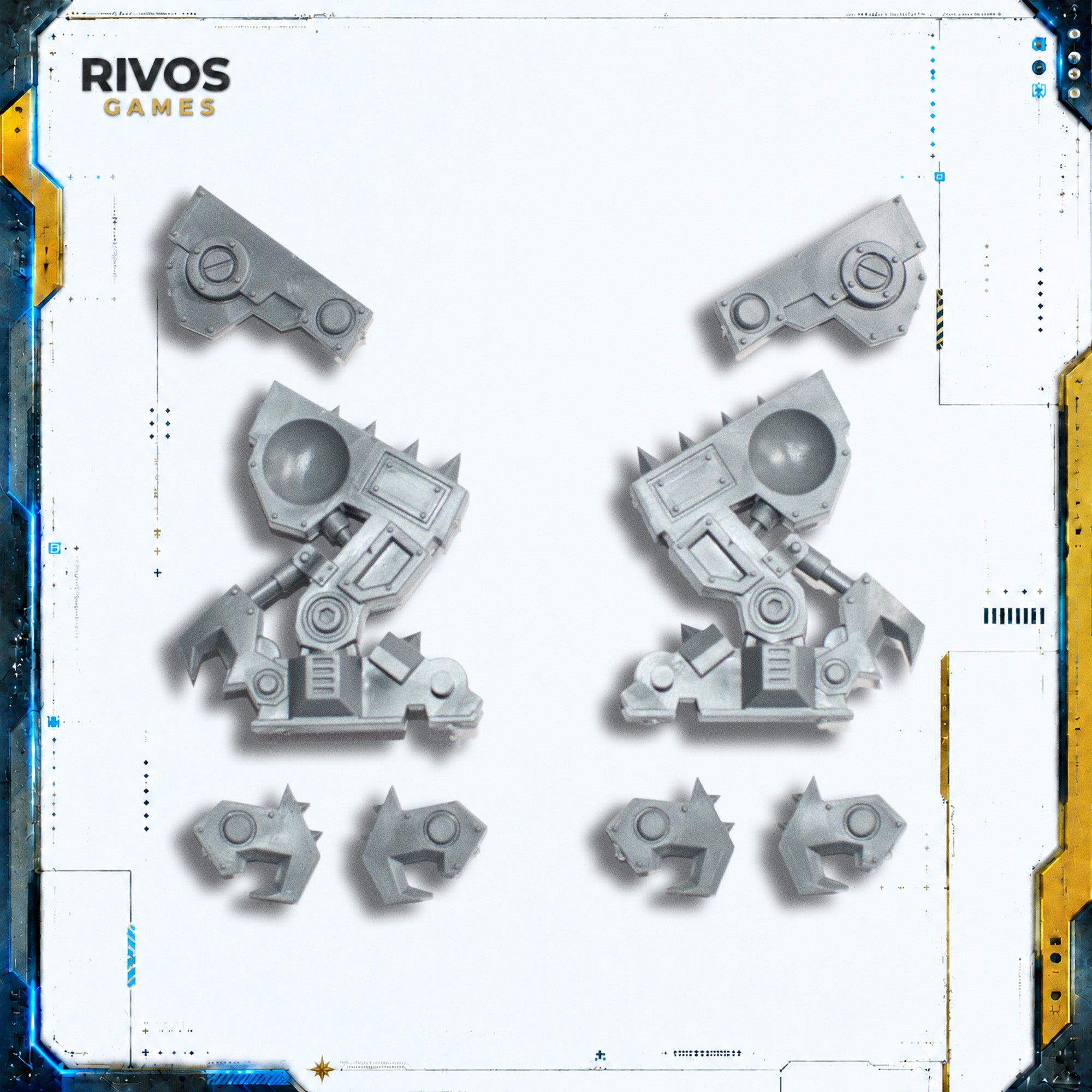 Warhammer 40K Orks Ork Deff Dread Legs - Bits (Bitz)