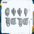 Warhammer 40K Orks Ork Deff Dread Engine/Exhausts - Bits (Bitz)