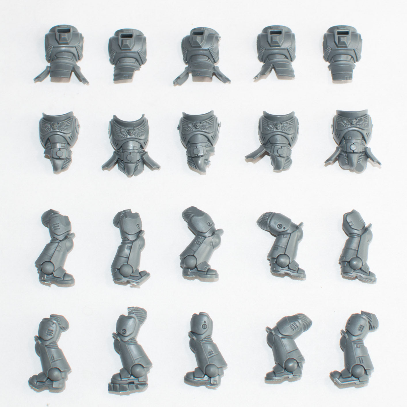 Space Marines Assault Intercessors Torso and Legs x 5 - Space Marines - Conversion Part