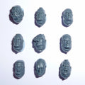 Space Marines Assault Intercessors Heads x 9 - Space Marines - Kitbash Bit