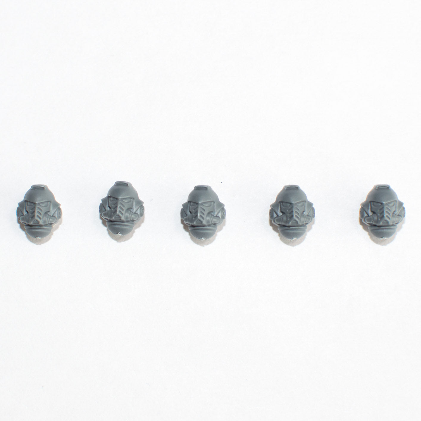 Space Marines Assault Intercessors Helmets x 5 - Space Marines - Spare Part