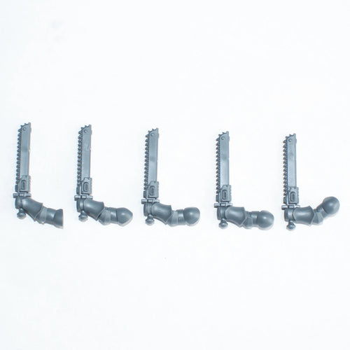 Warhammer 40K Space Marines Assault Intercessors Astartes Chainsword x 5 Bitz
