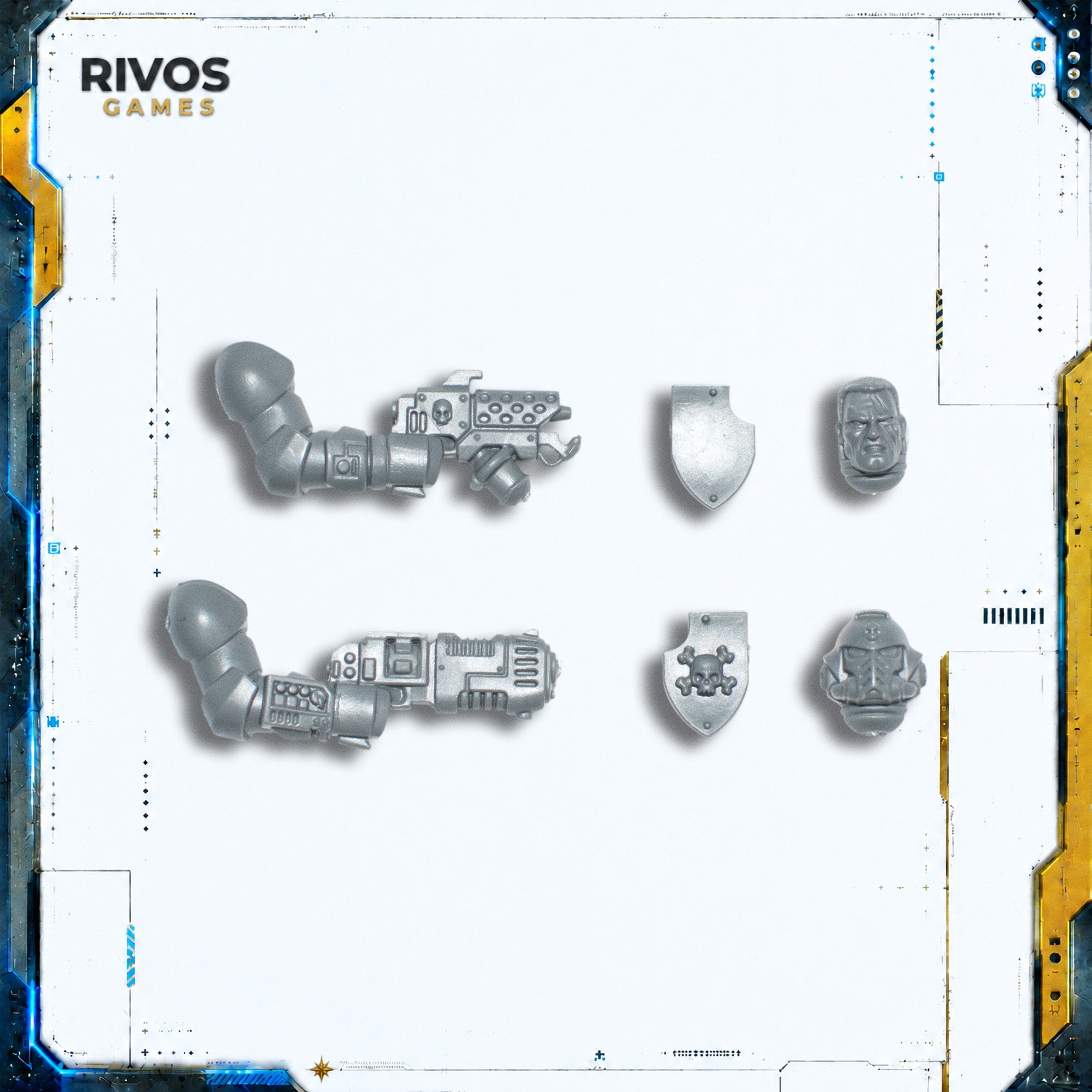 Warhammer 40K Space Marines Assault Intercessors Sergeant Accessories - Bits (Bitz)
