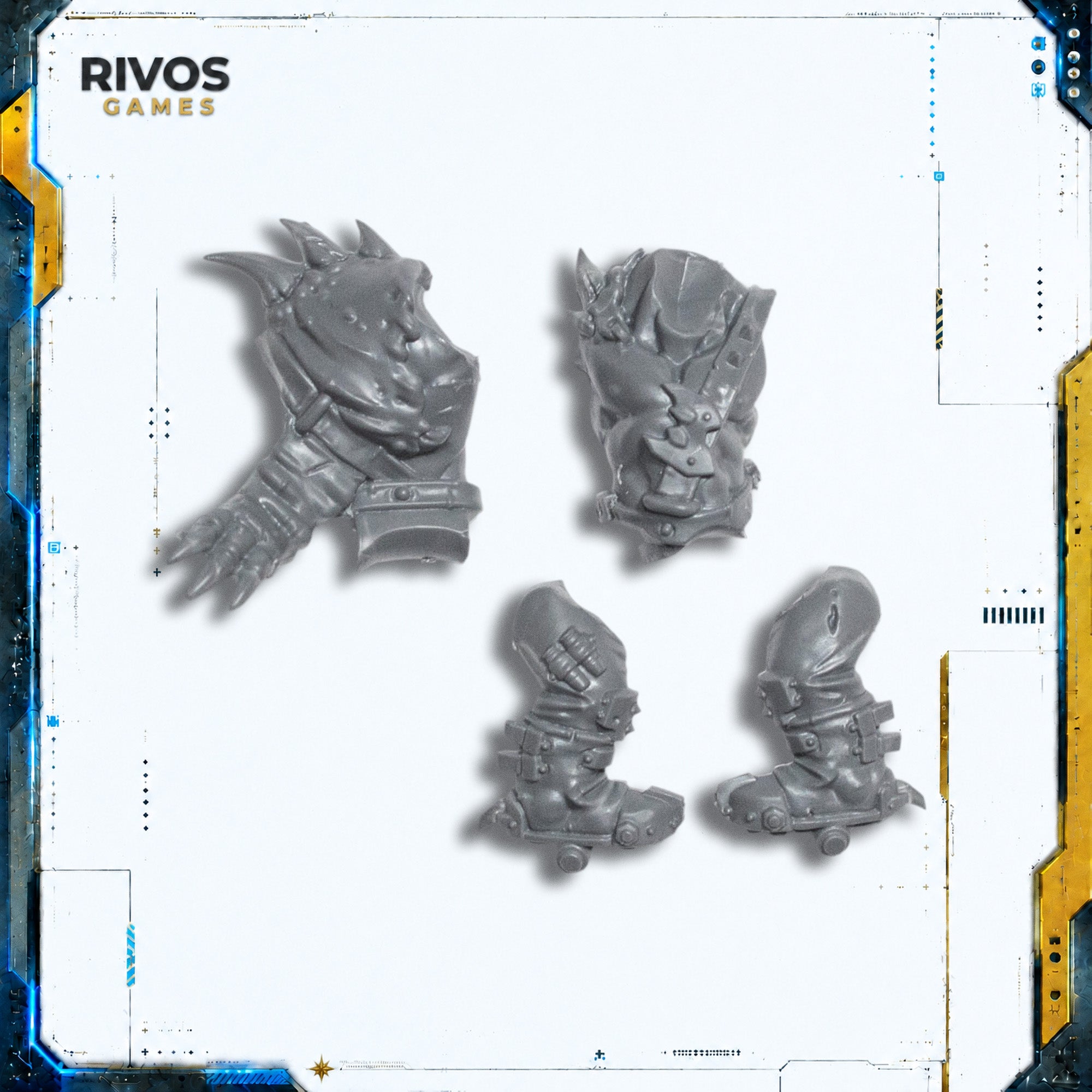 Warhammer 40K Orks Ork Squighog Boyz Nob Legs and Torso - Bits (Bitz)